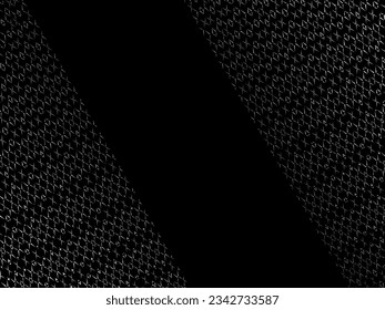 Black abstract geometric background. Modern shape concept, perfect for background, template, card, wallpaper, etc.