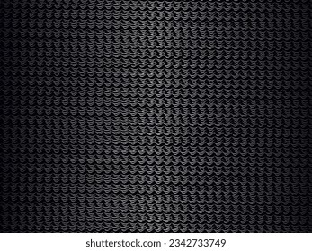 Black abstract geometric background. Modern shape concept, perfect for background, template, card, wallpaper, etc.