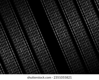 Black abstract geometric background. Modern shape concept, perfect for wallpaper, background, brochure, banner, web design, business card, etc.