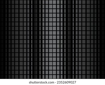 Fondo geométrico abstracto negro. Concepto de forma moderna. Fondo de acero de textura de metal negro. Hoja de metal perforada.
