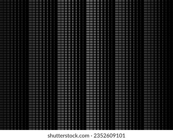 Black abstract geometric background. Modern shape concept. Black metal texture steel background. Perforated metal sheet.
