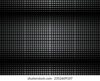 Fondo geométrico abstracto negro. Concepto de forma moderna. Fondo de acero de textura de metal negro. Hoja de metal perforada.