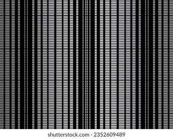 Fondo geométrico abstracto negro. Concepto de forma moderna. Fondo de acero de textura de metal negro. Hoja de metal perforada.