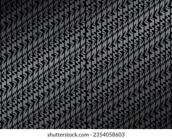 Black abstract geometric background. Modern shape concept. Black metal texture steel background.