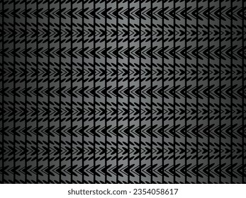 Black abstract geometric background. Modern shape concept. Black metal texture steel background.