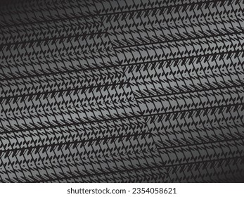 Black abstract geometric background. Modern shape concept. Black metal texture steel background.