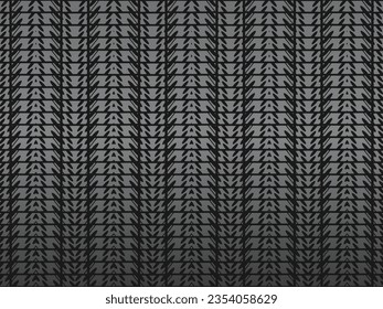 Fondo geométrico abstracto negro. Concepto de forma moderna. Fondo de acero de textura de metal negro.