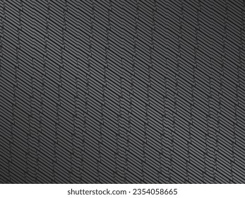 Schwarzer abstrakter geometrischer Hintergrund. Modernes Formkonzept. schwarze Metallstruktur, Stahlhintergrund.