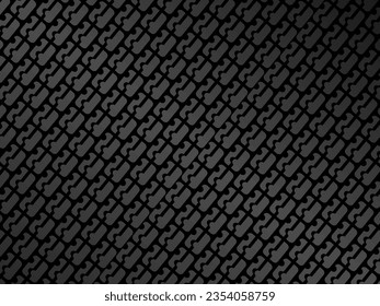 Fondo geométrico abstracto negro. Concepto de forma moderna. Fondo de acero de textura de metal negro.