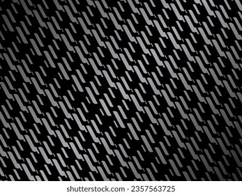 Black abstract geometric background. Modern shape concept. Black metal texture steel background.