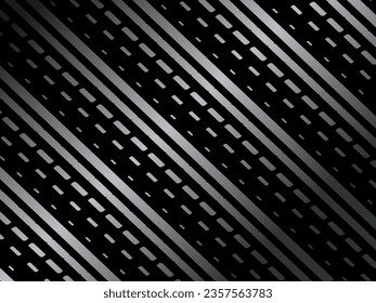 Fondo geométrico abstracto negro. Concepto de forma moderna. Fondo de acero de textura de metal negro.