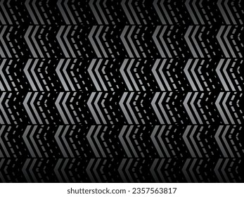 Fondo geométrico abstracto negro. Concepto de forma moderna. Fondo de acero de textura de metal negro.
