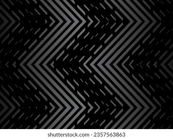 Schwarzer abstrakter geometrischer Hintergrund. Modernes Formkonzept. schwarze Metallstruktur, Stahlhintergrund.