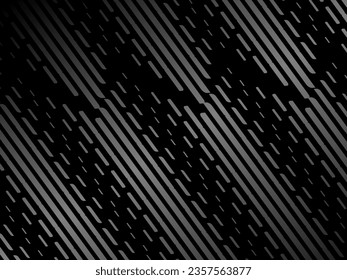 Black abstract geometric background. Modern shape concept. Black metal texture steel background.