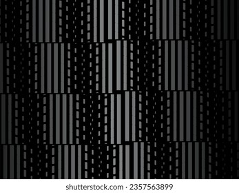 Schwarzer abstrakter geometrischer Hintergrund. Modernes Formkonzept. schwarze Metallstruktur, Stahlhintergrund.