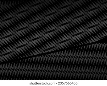 Black abstract geometric background. Modern shape concept. Black metal texture steel background.