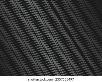 Black abstract geometric background. Modern shape concept. Black metal texture steel background.