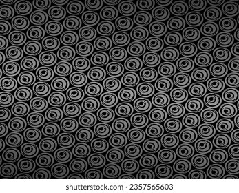 Schwarzer abstrakter geometrischer Hintergrund. Modernes Formkonzept. schwarze Metallstruktur, Stahlhintergrund.