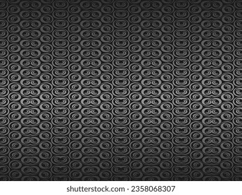 Black abstract geometric background. Modern shape concept. Black metal texture steel background.
