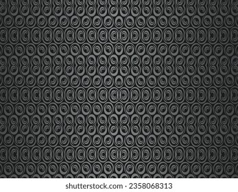 Fondo geométrico abstracto negro. Concepto de forma moderna. Fondo de acero de textura de metal negro.