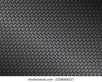 Black abstract geometric background. Modern shape concept. Black metal texture steel background.
