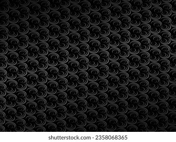 Fondo geométrico abstracto negro. Concepto de forma moderna. Fondo de acero de textura de metal negro.