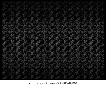 Black abstract geometric background. Modern shape concept. Black metal texture steel background.