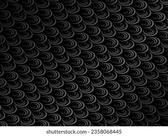 Black abstract geometric background. Modern shape concept. Black metal texture steel background.
