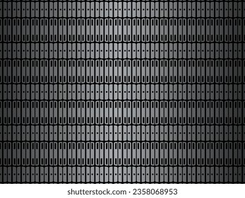 Black abstract geometric background. Modern shape concept. Black metal texture steel background.