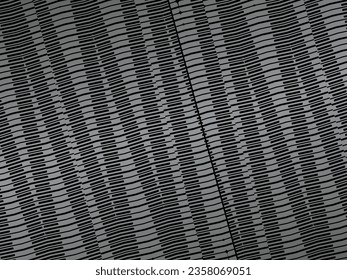 Black abstract geometric background. Modern shape concept. Black metal texture steel background.