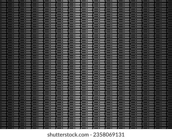 Fondo geométrico abstracto negro. Concepto de forma moderna. Fondo de acero de textura de metal negro.
