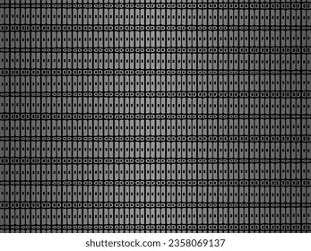 Schwarzer abstrakter geometrischer Hintergrund. Modernes Formkonzept. schwarze Metallstruktur, Stahlhintergrund.