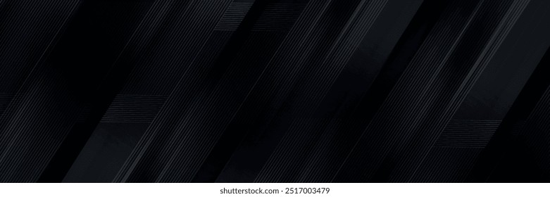 Fundo geométrico abstrato preto. Conceito de forma moderna