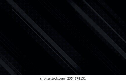 Black abstract geometric background. Modern quadrangular star shape concept.