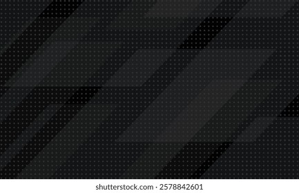 Black abstract geometric background. Modern shape concept.