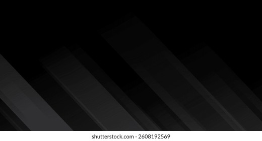 Black abstract geometric background. Modern shape concept.