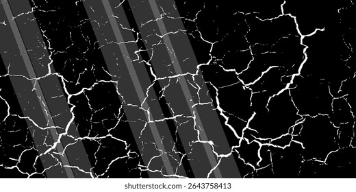 Fundo geométrico abstrato preto. Conceito de forma moderna, ilustração vetorial