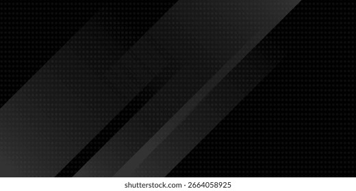 Fundo geométrico abstrato preto. Conceito de forma moderna.