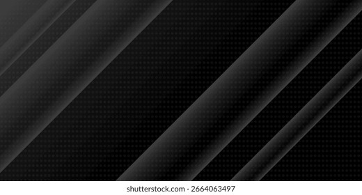 Fundo geométrico abstrato preto. Conceito de forma moderna.