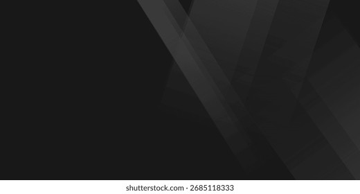 Fundo geométrico abstrato preto. Conceito de forma moderna.