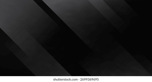 Fondo geométrico abstracto negro. Concepto de forma moderna.