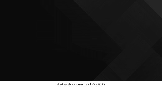 Fondo geométrico abstracto negro. Concepto de forma moderna.