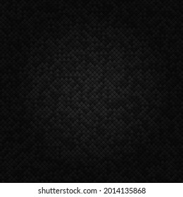 Black abstract geometric background from small geometric shapes. Modern form concept.