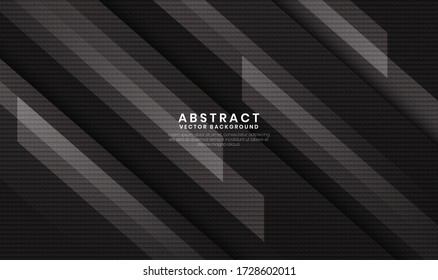 Black abstract geometric background with squares textured and diagonal lines. Modern shape concept with plaid decoration patterns
