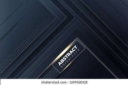 Black abstract geometric background.with shine light.used for website banners, wallpapers, posters, promotion etc.