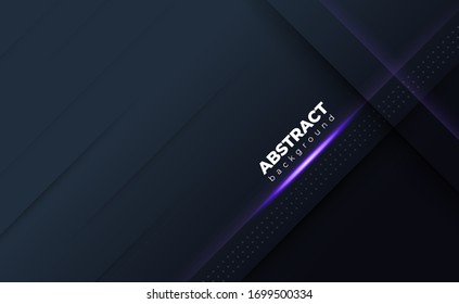 Fondo geométrico abstracto negro.con luz brillante.utilizado para banners de sitios web, fondos de pantalla, afiches, promociones, etc.