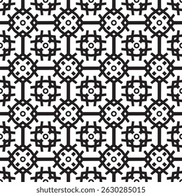 Padrão de linha geométrica abstrata preta. Perfeito para impressão, design e têxtil. Planos de fundo de onda abstratos com padrões geométricos sem costura. Padrão geométrico abstrato perfeito. Ilustração de vetor.
