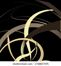 Fondo moderno geométrico abstracto negro. Concepto de forma moderna, plantilla moderna