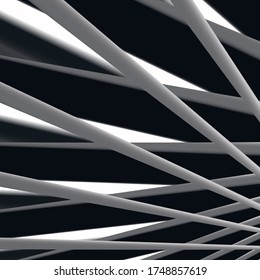 Black abstract geometric modern background. Modern shape concept, modern template