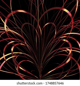 Black abstract geometric modern background. Modern shape concept, modern template